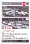 Programme cover of Oulton Park Circuit, 04/09/1999