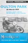 Programme cover of Oulton Park Circuit, 30/03/1959