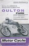 Programme cover of Oulton Park Circuit, 03/06/1963