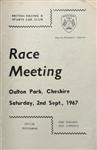 Programme cover of Oulton Park Circuit, 02/09/1967