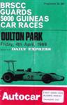 Programme cover of Oulton Park Circuit, 04/04/1969