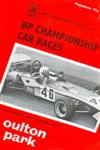 Programme cover of Oulton Park Circuit, 24/03/1973