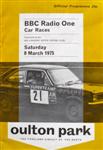 Programme cover of Oulton Park Circuit, 08/03/1975