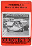 Programme cover of Oulton Park Circuit, 27/03/1976