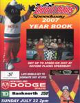 Programme cover of Oxford Plains Speedway, 22/07/2007