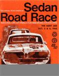 Programme cover of Pacific Raceways, 06/10/1968