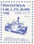 Programme cover of Pagoda Hill Climb, 22/08/1976