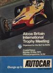 Programme cover of Crystal Palace Circuit, 25/05/1970