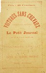 Programme cover of Paris to Rouen, 22/07/1894