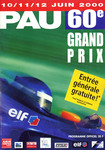 Programme cover of Pau, 12/06/2000