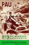 Programme cover of Pau, 22/04/1957
