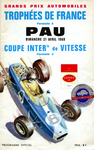 Programme cover of Pau, 21/04/1968