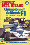 Programme cover of Paul Ricard, 02/07/1978