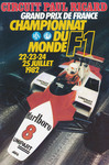 Programme cover of Paul Ricard, 25/07/1982