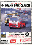Programme cover of Paul Ricard, 07/06/1992