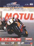 Programme cover of Paul Ricard, 23/05/1999