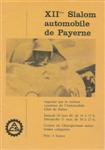 Programme cover of Payerne Slalom, 11/05/1969