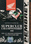 Programme cover of Pembrey Circuit, 25/06/2000