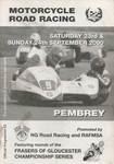 Programme cover of Pembrey Circuit, 24/09/2000