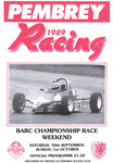 Programme cover of Pembrey Circuit, 01/10/1989