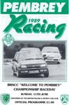 Programme cover of Pembrey Circuit, 11/06/1989