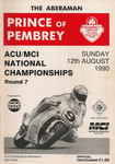 Programme cover of Pembrey Circuit, 12/08/1990