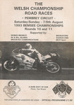 Programme cover of Pembrey Circuit, 08/08/1993