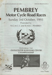 Programme cover of Pembrey Circuit, 03/10/1993