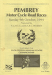 Programme cover of Pembrey Circuit, 09/10/1994
