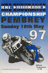 Programme cover of Pembrey Circuit, 18/05/1997
