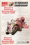 Programme cover of Pembrey Circuit, 22/08/1999