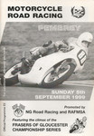 Programme cover of Pembrey Circuit, 05/09/1999