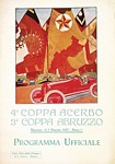 Programme cover of Pescara, 07/08/1927