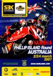 Programme cover of Phillip Island Circuit, 04/03/2007