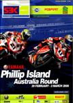 Programme cover of Phillip Island Circuit, 02/03/2008