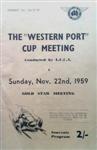 Programme cover of Phillip Island Circuit, 22/11/1959