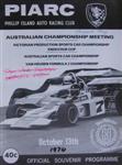Programme cover of Phillip Island Circuit, 13/10/1974