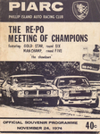 Programme cover of Phillip Island Circuit, 24/11/1974