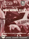 Programme cover of Phillip Island Circuit, 23/11/1975