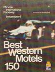 Programme cover of Phoenix International Raceway (USA), 04/11/1972