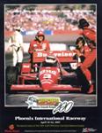 Programme cover of Phoenix International Raceway (USA), 12/04/1987