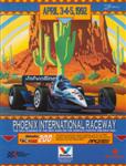 Programme cover of Phoenix International Raceway (USA), 05/04/1992