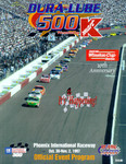 Programme cover of Phoenix International Raceway (USA), 02/11/1997
