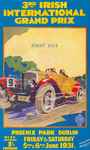 Programme cover of Phoenix Park (IRL), 06/06/1931