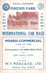 Programme cover of Phoenix Park (IRL), 26/09/1936