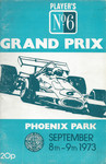 Programme cover of Phoenix Park (IRL), 09/09/1973