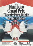 Programme cover of Phoenix Park (IRL), 31/08/1980