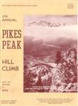 Programme cover of Pikes Peak International Hill Climb, 05/09/1949