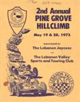 Programme cover of Pine Grove Hill Climb, 20/05/1973