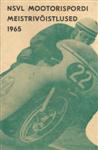 Programme cover of Pirita-Kose-Kloostrimetsa, 22/08/1965